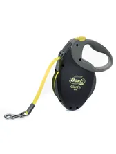 Flexi рулетка Giant Neon M для собак до 25 кг (8 м светоотражающий ремень)