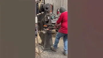 Power Hammer Forging on a New Little Giant Hammer