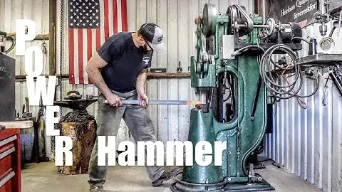 First Knife Forged Under The 50lbs Little Giant Power Hammer Blacksmithing Knifemaking Bladesmithing