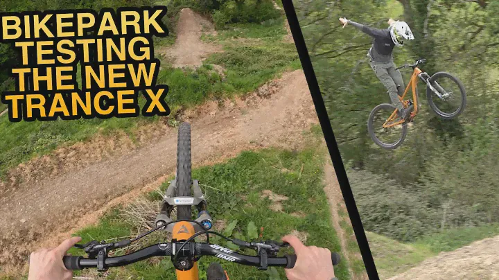 GIANT NEW TRANCE X - BIKE PARK TEST!!!