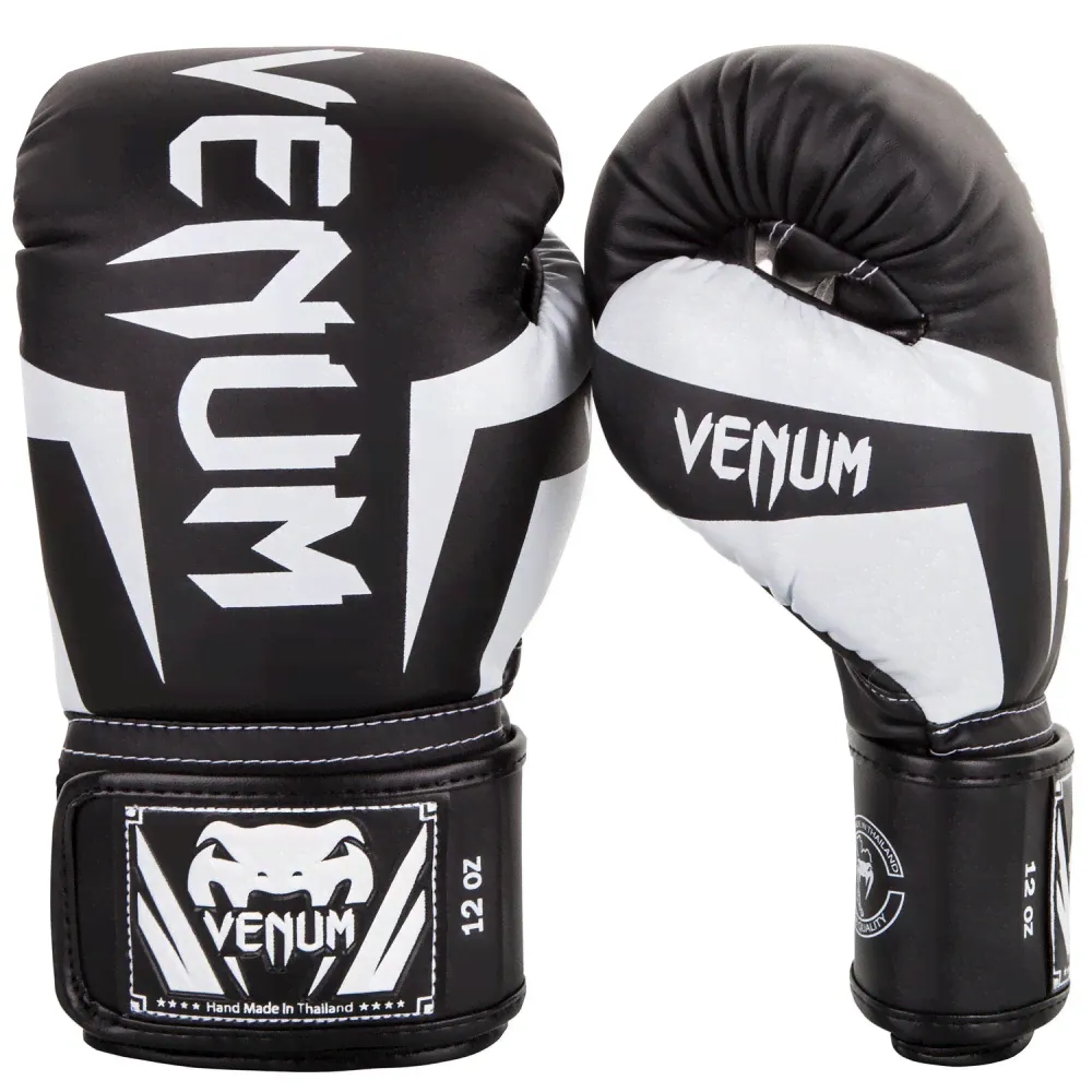 Перчатки боксерские Venum Giant 3.0 черно-белые