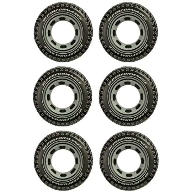 Intex Giant 36' Inflatable Tire Tubes for Pool, Lake and Ocean Fun - 6 Pack-0